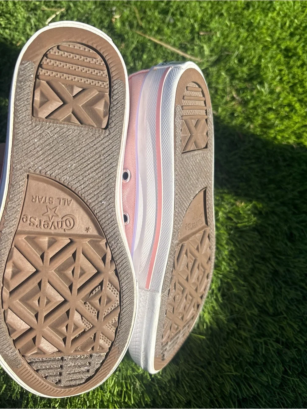 Converse Kids Pink High-Top Canvas Sneakers size 12 kids